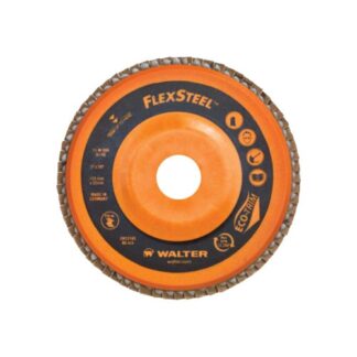 Walter 15W454 ALLSTEEL Flap Discs - [Pack of 10] 40 Grit 4-1/2 in Abrasive Disc