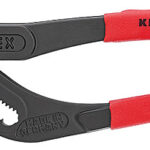 Knipex 10 Pipe Gripping Pliers W/ Replaceable Plastic Jaws for Tube Fittings and Connectors