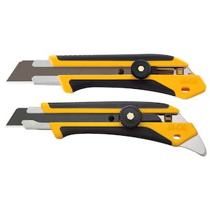 Olfa Premium 2-Piece 18mm and 25mm Heavy Duty Snap-Off Utility Knives