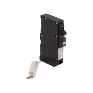 Miniature Circuit Breaker, 15 a, 120/240V AC, 1 Pole, Plug in Mounting Style, QO Series