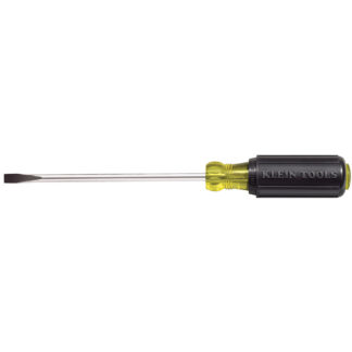 Klein Tools 6054 1/4-Inch Cabinet Tip Screwdriver 4-Inch Shank