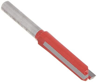 Freud - FREUD 04-126 3/8" (Dia.) Double Flute Straight Bit with 1/4" Shank (04-126) Red