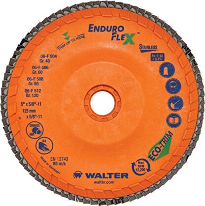 Blend Flap Disc,T27 4.5"x7/8" 80gr