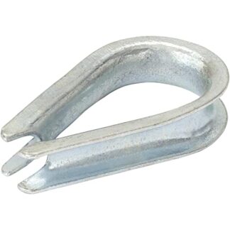 KingChain 1/4" Wire Rope Thimble - Zinc