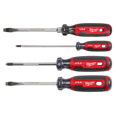 Milwaukee Screwdriver Set with Cushion Grip (4-Piece)