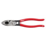 Milwaukee 9 in. Lineman's Pliers with Thread Cleaner / Fish Tape Puller and Dipped Grip