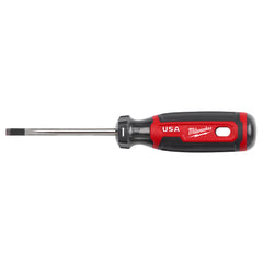 Milwaukee 3 in. 3/16 in. Cabinet Screwdriver with Cushion Grip