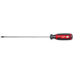 Milwaukee 8 in. 3/16 in. Cabinet. Screwdriver with Cushion Grip