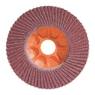 WALTER SURFACE TECHNOLOGIES ENDURO-FLEX 5 in. X 7/8 in. Arbor GR40 the Longest Life Flap Disc (10-Pack)