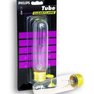 Philips 25W T10 Clear Light Bulb Soft White T10