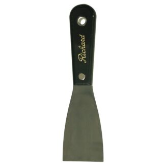 Richard | Flexible Putty Knife - Black - 2-in W High Carbon Steel Blade - Polypropylene Handle