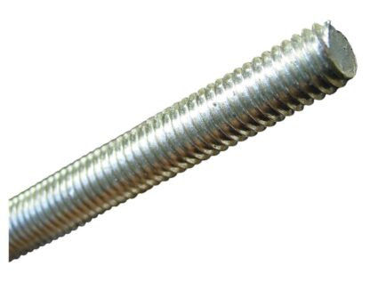 Precision | Threaded Cylindrical Rod - Zinc-Plated - Carbon Steel - 36-in L X 7/16-in Dia