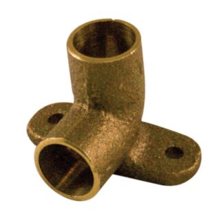 90 Degree Drop Ear Elbow 1/2 Inch Copper to Copper Cast Brass Lead Free