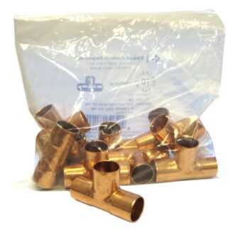 Fitting Copper Tee 3/4 Inch Copper to Copper to Copper (pack of 10)