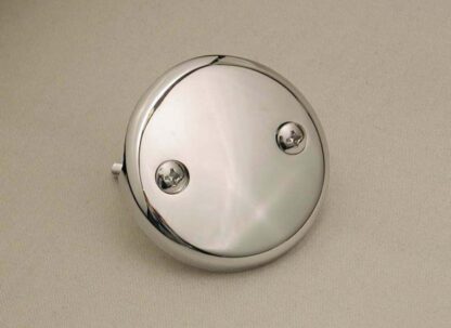 MOEN 2-Hole Overflow Plate - Chrome