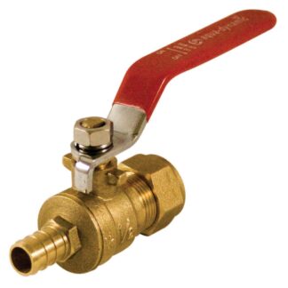 Ball Valve 1/2 Inch Compression X Pex Full Port