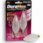 40 W Frost Small Base Chandelier Bulb 2pk