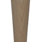 Hardwood Round Taper Leg Hardwood 1-1/2 in. X 1-1/2 in. X 6 in.