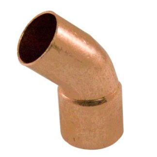 Fitting Copper 45 Degree Street Elbow 1/2 Inch Fitting to Copper