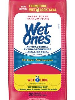 WetOnes Antibacterial Travel Pk 10X20EA