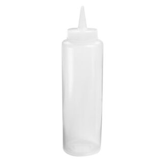 Fox Run Squeeze Bottle, 2.25 X 2.25 X 8.5 Inches, Clear