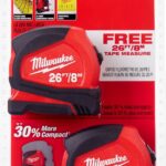 Milwaukee Tool 8 M/26 Ft. Compact Tape Measure (2 Pack)