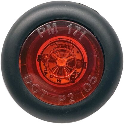 PM V171R Side Marker/Clearance Light, 9 to 16 V, LED Lamp, Red Lens, Grommet Mounting