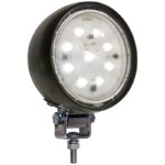 PM V908 Round Work Light, 0.65 A, 12 V, 9-Lamps, LED Lamp, 800 Lumens