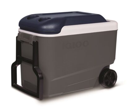 Igloo 0034226 Roller Cooler, 40 qt Cooler, Polyurethane, Gray