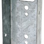 Simpson Strong-Tie FB Series FB24Z Fence Bracket, 1-9/16 in W, 20 ga Thick Material, Steel, ZMAX Sells in Quantity of 100