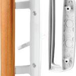 Prime-Line C 1204 Door Pull Set, 2-1/8 in W, 1-13/16 in D, Wood, Painted