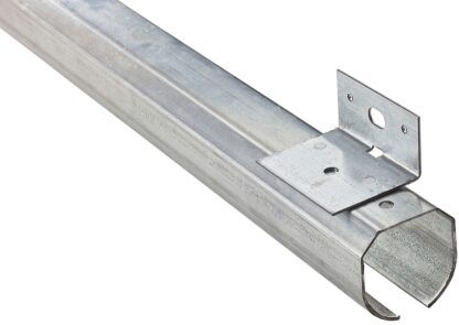 National Hardware N193-961 Round Rail, Steel, Galvanized, 2-13/32 in W, 2-3/8 in H, 144 in L Sells in Quantity of 2