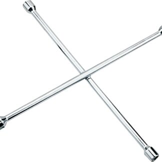 ProSource JL-AT-TGCW10133L Lug Wrench, Hex Socket, 17, 19, 21 and 23 mm Socket, 20 in L, Carbon Steel, Chrome