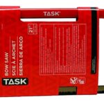 TASK T22301 Bow Saw, 21 in L Blade, Steel Blade, Rubber Handle, Soft Touch Handle