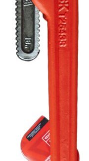 Task T25438 Pipe Wrench, 18 in L, Milled Jaw, Steel, I-Beam Handle