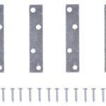 ProSource MP-Z04-C4PS Mending Plate, 4 in L, 7/8 in W, Steel, Screw Mounting