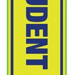 Hy-Ko MAG-SD01 Magnetic Sign, Student Driver, 12 in L x 3 in W in Dimensions