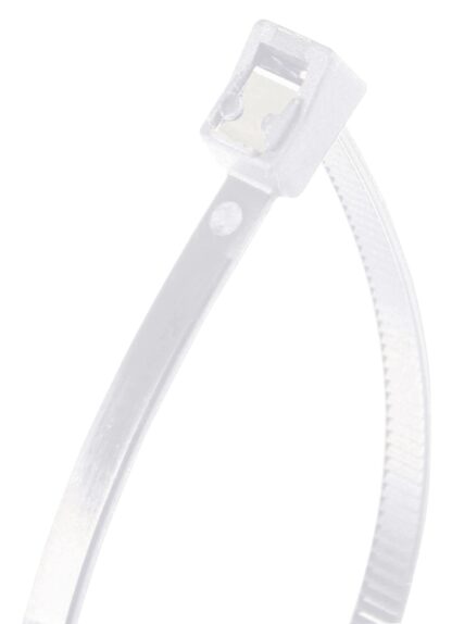 GB 45-311SC Cable Tie, Double-Lock Locking, 6/6 Nylon, Natural