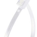 GB 45-314SC Cable Tie, Double-Lock Locking, 6/6 Nylon, Natural