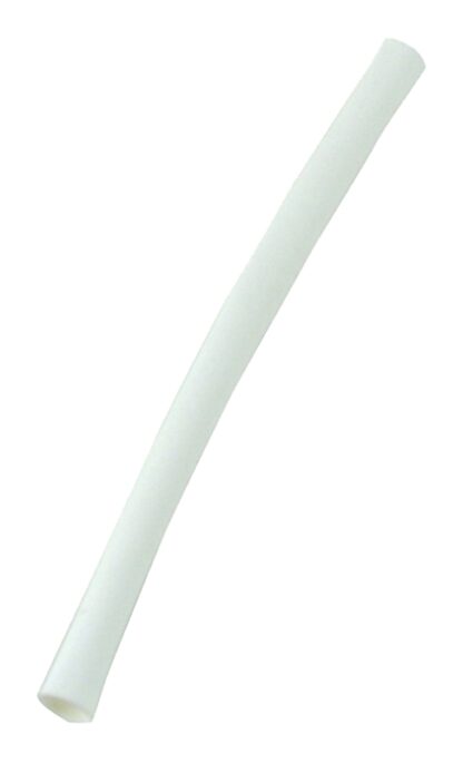 GB HST-187W Heat Shrink Tubing, 3/16 in Expanded, 3/32 in Recovered Dia, 4 in L, Polyolefin, White