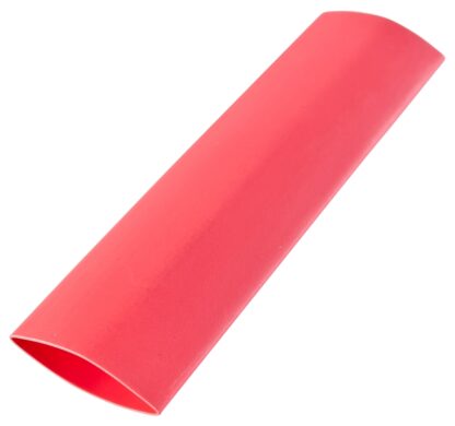 GB HST-500R Heat Shrink Tubing, 1/2 in Dia, 4 in L, Polyolefin, Red