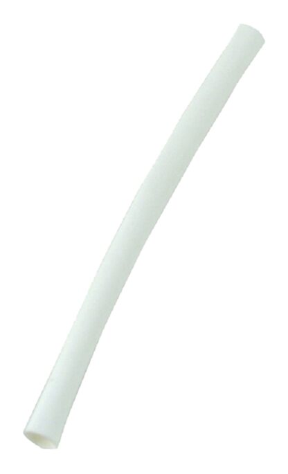 GB HST-093W Heat Shrink Tubing, 3/32 in Expanded, 3/64 in Recovered Dia, 4 in L, Polyolefin, White