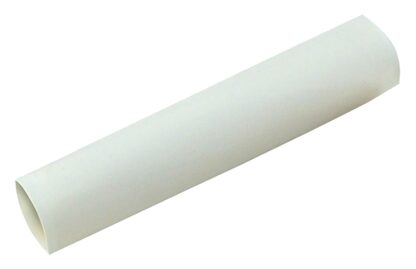 GB HST-500W Heat Shrink Tubing, 1/2 in Dia, 4 in L, Polyolefin, White