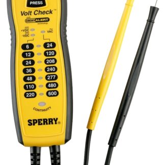 Sperry Instruments Volt Check Series VC61000 Continuity Tester, LED Display, Functions: Voltage