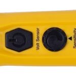 Sperry Instruments VD6509 Detector with Flashlight, LED Display, Functions: AC Voltage, Yellow