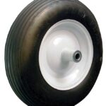 Laser 92367 Wheelbarrow Assembly, 480 mm x 400 mm x 8 in in Tire, 480 mm Dia Tire, 400 mm W Tire