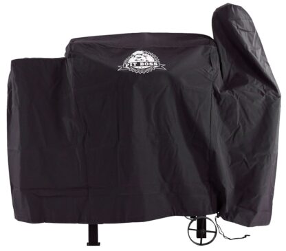 Pit Boss 73820 Grill Cover, 49-1/4 in W, 50 in H, Polyester, Black