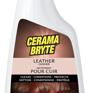 Cerama Bryte LC-51612-4 Household Cleaner, 16 oz, Bottle, Liquid, Leather, White