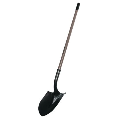 Landscapers Select 34463PRL-FP Shovel, Fiberglass Handle, Long Handle, 47 in L Handle Sells in Quantity of 6