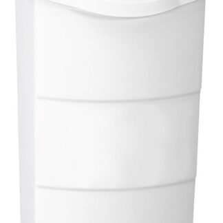 Pro-Df P57000 Standard Mailbox, 440 cu-in, Plastic, Textured, White, 8-1/4 in W, 4 in D, 13-3/4 in H